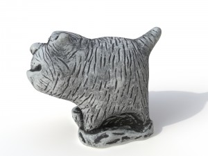 statuette cat 3D Модель
