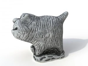 Statuettenkatze 3D Modell