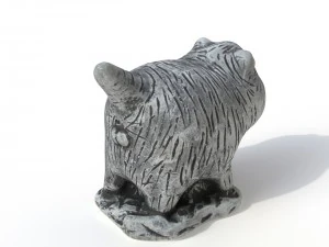Statuettenkatze 3D Modell