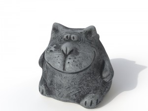 statuette cat 3D Модель