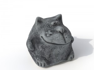 statuette cat 3D Модель
