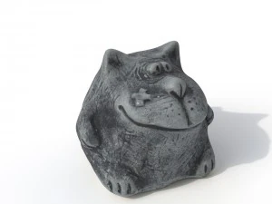 statuette cat 3D Model