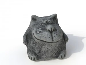 statuette cat 3D Model