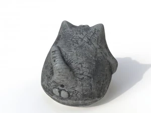 statuette cat 3D Model
