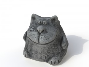 statuette cat 3D Модель