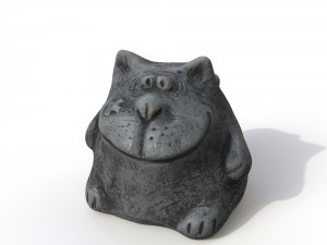 statuette cat 3D Модель