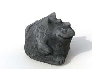 statuette cat 3D Model