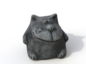 statuette cat 3D Модель