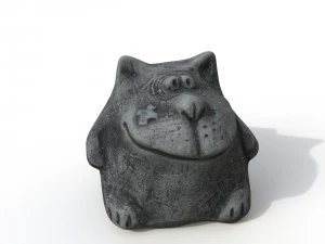statuette cat 3D Model