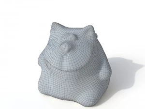 statuette cat 3D Model