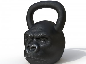 kettlebell monkey Modelo 3D