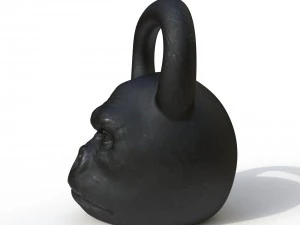 обезьяна с гирей 3D Модель