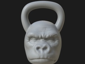 kettlebell monkey Modelo 3D