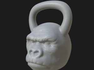 kettlebell monkey Modelo 3D