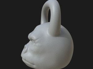 kettlebell monkey Modelo 3D