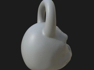 обезьяна с гирей 3D Модель
