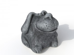 statuette dog Modello 3D
