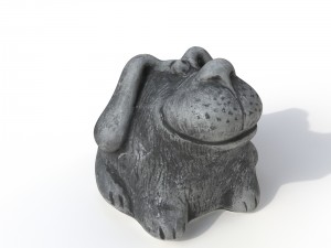 statuette dog Modello 3D