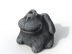 statuette dog 3D Model