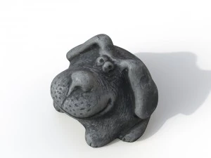 statuette dog 3D Model