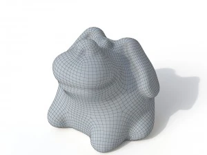 statuette dog 3D Model