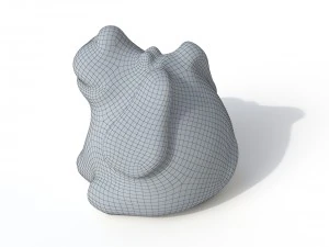 statuette dog 3D Model