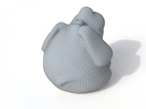 statuette dog 3D Model