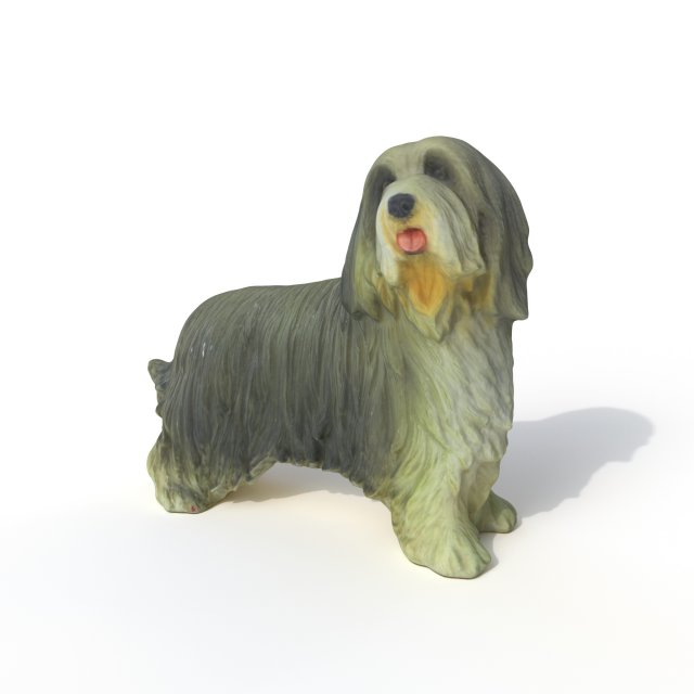 statuette dog Model 3D .c4d .max .obj .3ds .fbx .stl .blend 