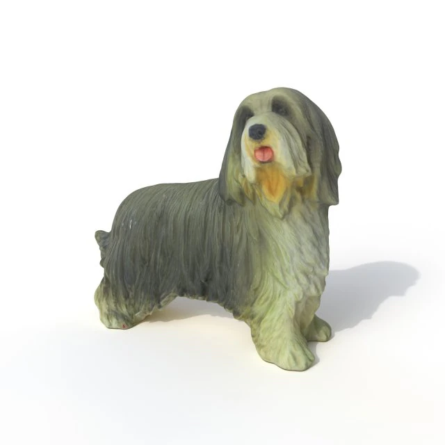 statuette dog 3D Model .c4d .max .obj .3ds .fbx .stl .blend 