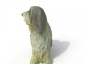 statuette dog Model 3D
