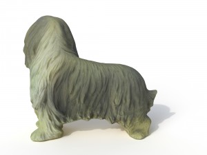 statuette dog Model 3D