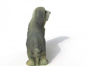 statuette dog Model 3D