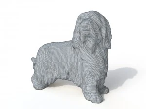 statuette dog 3D Model