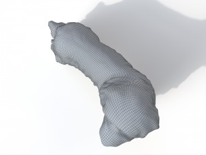 statuette dog Model 3D