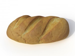bread 3D 模型
