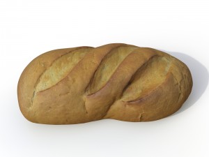 bread 3D 模型