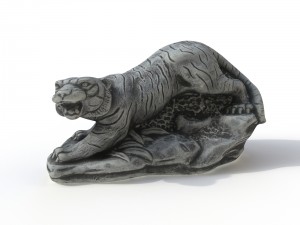 statuette tiger 3D Модель