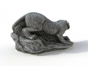 statuette tiger 3D Модель