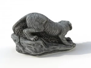 statuette tiger 3D Model