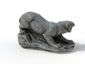 statuette tiger 3D Модель