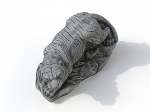 statuette tiger 3D Модель