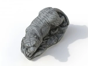 statuette tiger 3D Model