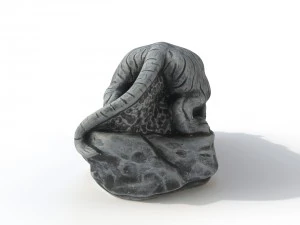 statuette tiger 3D Model