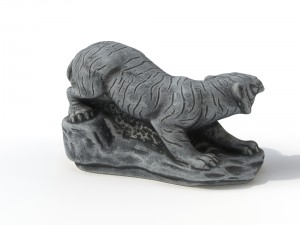 statuette tiger 3D Модель