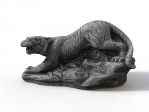 statuette tiger 3D Model