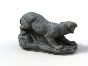 statuette tiger 3D Модель