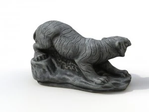 statuette tiger 3D Model