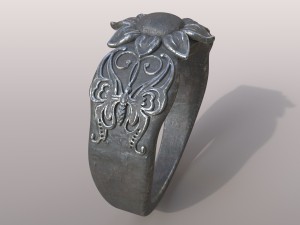 ring butterfly 3D Print Model