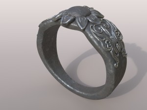 ring butterfly 3D Print Model