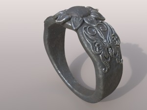 ring butterfly 3D Print Model